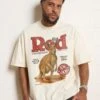 Big Red Outback Heavyweight Oversized Tee -Thread Heads Sale Store NaturalOversized Front Men