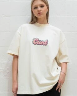 Cunt Oversized Tee -Thread Heads Sale Store NaturalOversized Front 3 ee88f100 c5ea 4868 b07a adaee0bf2c2f