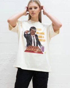 Does He Look Like A Bitch Oversized Tee 17 Does He Look Like A Bitch Oversized Tee -Thread Heads Sale Store NaturalOversized Front 5 03720697 2921 4473 96f6 866cb4cc33bb