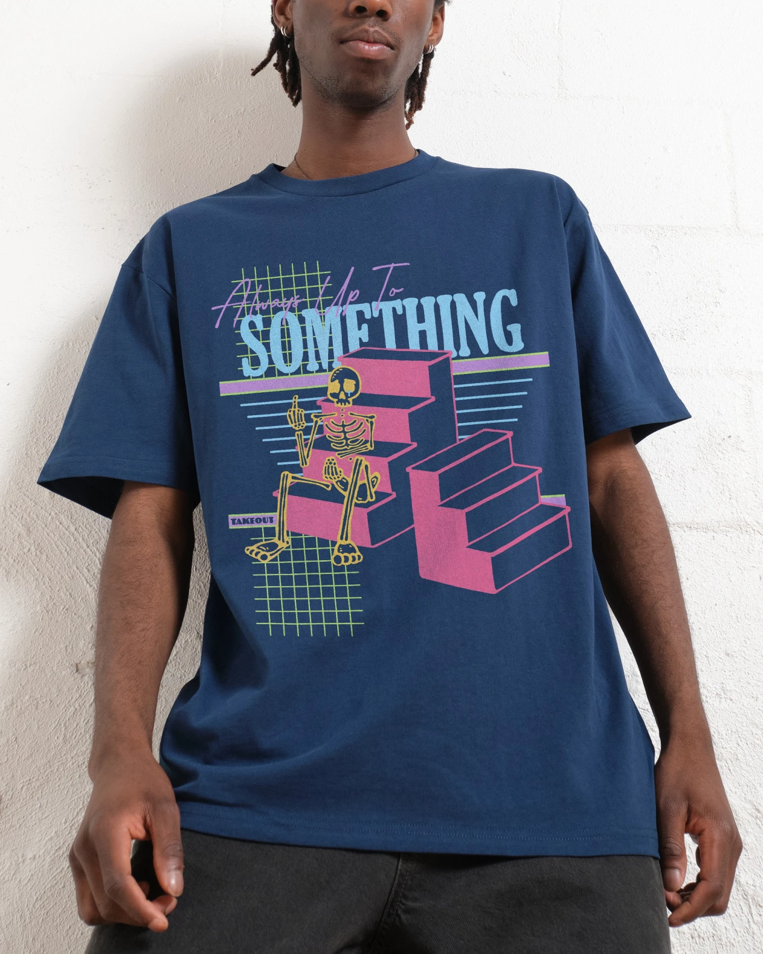 Always Up To Something T-Shirt 5 Always Up To Something T-Shirt - Image 3
