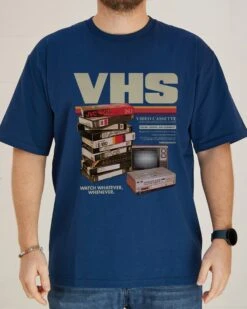 Vintage VHS Tapes T-Shirt 23 Vintage VHS Tapes T-Shirt -Thread Heads Sale Store Navy Front 4441f2e0 377d 4b40 abe7 a5e92988f5f3