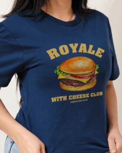 Royale With Cheese T-Shirt -Thread Heads Sale Store Navy Front 95c61e22 508c 4fda b6ac 39cd4804e51f