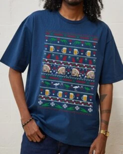 Aussie Ugly Sweater T-Shirt -Thread Heads Sale Store Navy Front copy 3 afff5a7a ac42 4bc7 8437 316741ce1819