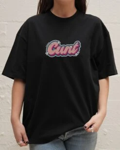 Cunt Oversized Tee -Thread Heads Sale Store OversizeBlack Front 7ac7e631 cf6b 4943 8da4 9aa79f403c27