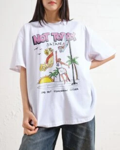 Not Today Satan Oversized Tee 11 Not Today Satan Oversized Tee -Thread Heads Sale Store Oversize White Front 7e57d992 9a4b 4c41 9fc5 4ca1eb48a4a5