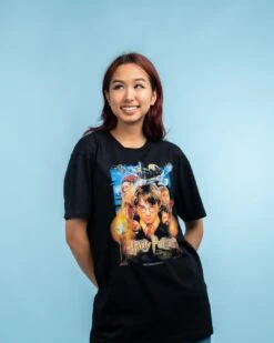 Harry Potter The Sorcerer's Stone Poster T-Shirt 8 Harry Potter The Sorcerer's Stone Poster T-Shirt -Thread Heads Sale Store PXL 1196