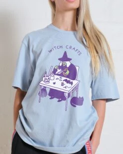 Witch Crafts T-Shirt -Thread Heads Sale Store PaleBlue Front 609ec870 2e7e 4e3a 9778 e1e53db52f65