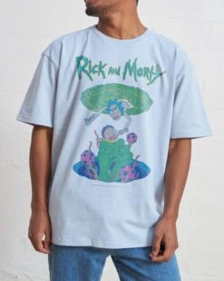 Rick And Morty Portal T-Shirt -Thread Heads Sale Store PaleBlue Front 76b1a1b4 4580 4f5e 8431 17f15d5e4b66