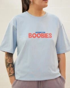 Hooray For Boobies Front And Back T-Shirt -Thread Heads Sale Store PaleBlue Front cda1ec67 7b01 4930 94cc b40ac50b83ab