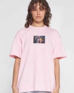 Sweet Maria T-Shirt 24 Sweet Maria T-Shirt -Thread Heads Sale Store Pink Close Up Front