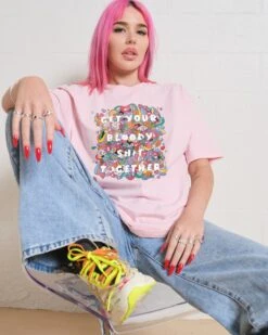 Get Your Bloody Shit Together T-Shirt -Thread Heads Sale Store Pink Front 7196d926 258b 4f3b aa85 726e63aa6386