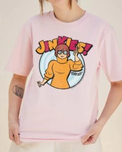 Scooby-Doo Jinkies T-Shirt -Thread Heads Sale Store Pink Front b93f34dc 7319 4963 ab26 a2dffb69630b