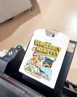 This Is Democracy Manifest T-Shirt -Thread Heads Sale Store Printing