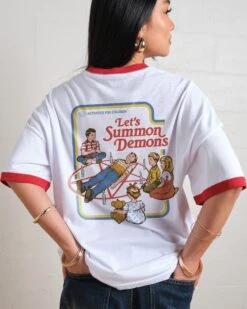 Let's Summon Demons Front And Back T-Shirt