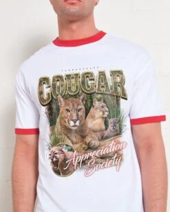 Cougar Appreciation Society T-Shirt -Thread Heads Sale Store RedRinger Front 1