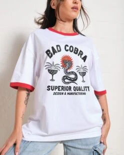 THE BAD COBRA T-Shirt 8 THE BAD COBRA T-Shirt -Thread Heads Sale Store RedRinger Front 7befb043 b7e4 4861 b004 bbd224bd3418
