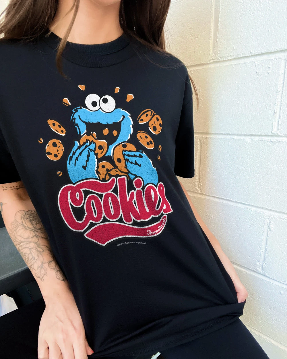 Sesame Street Cookie Monster Cookies T-Shirt 5 Sesame Street Cookie Monster Cookies T-Shirt - Image 3
