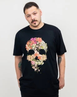 Skull Floral Decay T-Shirt -Thread Heads Sale Store SkullFloralDecay2