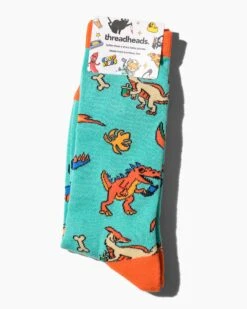 Dinosaurs And Meteors Socks -Thread Heads Sale Store Socks 21