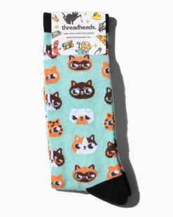 Cat Face Socks -Thread Heads Sale Store Socks 24