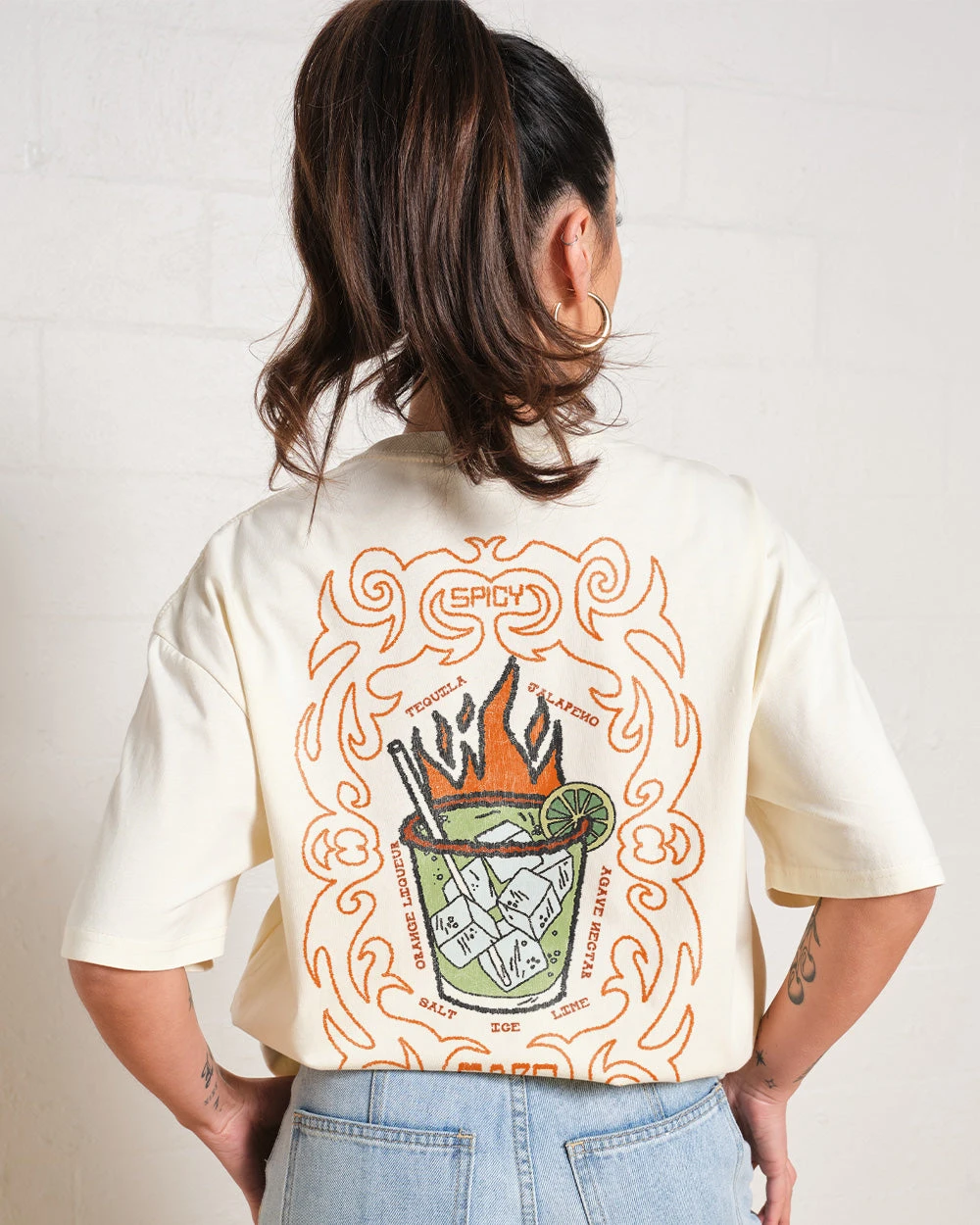 Spicy Marg Oversized Tee 7 Spicy Marg Oversized Tee - Image 5