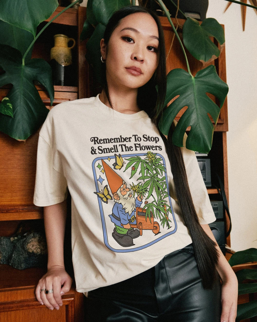 Smell The Flowers T-Shirt 5 Smell The Flowers T-Shirt - Image 3