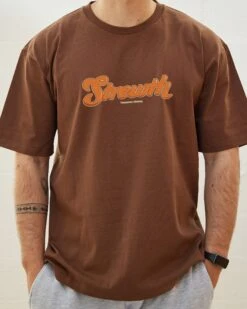 Strewth T-Shirt -Thread Heads Sale Store Strewth Brown Front 16d5b993 58de 4eac a301 5c29c90d0371