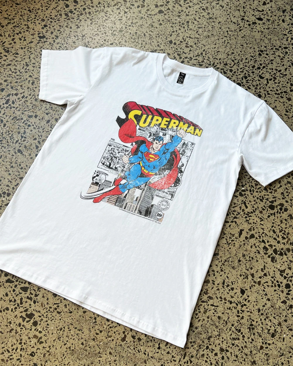 DC Superman Comic Panel T-Shirt 4 DC Superman Comic Panel T-Shirt - Image 2