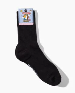 Plain Black Socks -Thread Heads Sale Store TH SOCKS 066