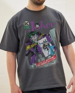 DC The Joker's Back In Town T-Shirt -Thread Heads Sale Store The Jokers Back In Town Coal Front e15676e5 6f60 465a a897 c0117b47f1f7