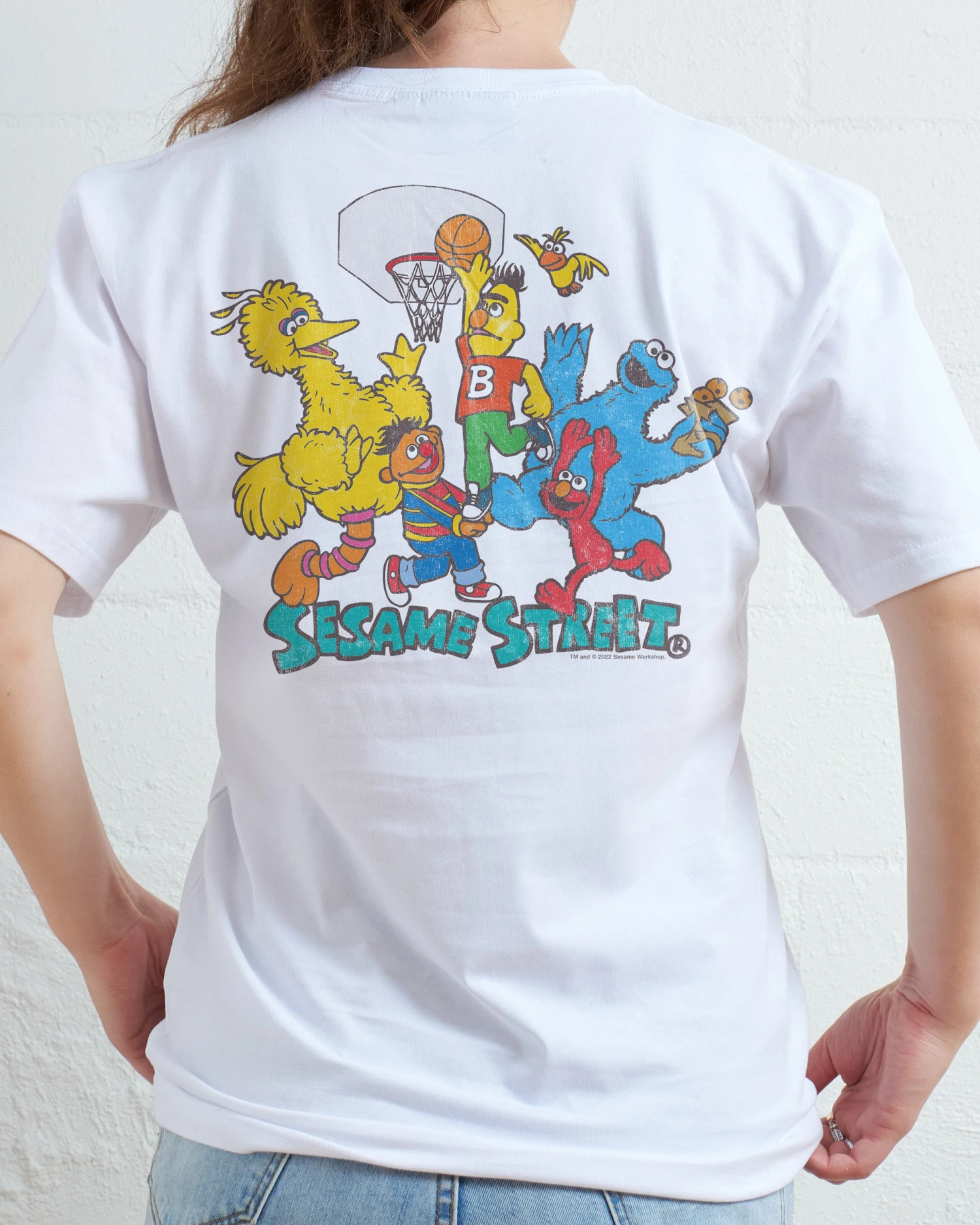 Sesame Street Hoops T-Shirt 6 Sesame Street Hoops T-Shirt - Image 4