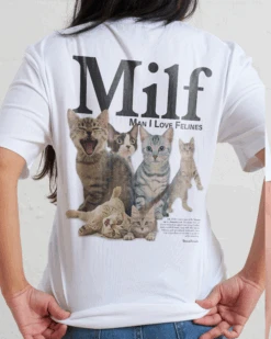 Man I Love Felines Front And Back T-Shirt -Thread Heads Sale Store White Back 9228064e 43ec 441c 8fda 0571b463a48a