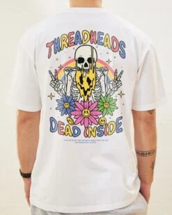 Melting Dead Inside T-Shirt 18 Melting Dead Inside T-Shirt -Thread Heads Sale Store White Back fd3fb6e9 52c2 4edf ac9f a1cec42ed140