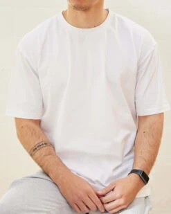 Classic Tee 5-Pack: Brown, Navy, Charcoal, Pale Blue, White -Thread Heads Sale Store White Front 3 1a1f53f8 4e23 4695 b437 b068c80427ad