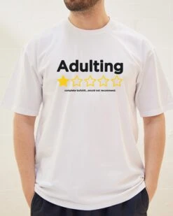Adulting T-Shirt -Thread Heads Sale Store White Front 09748270 f5b3 4147 8d1e a5c573678b66