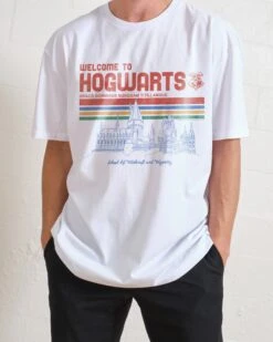 Harry Potter Welcome To Hogwarts T-Shirt -Thread Heads Sale Store White Front 0c6c7a02 5918 491c bfa9 9e743ea32973