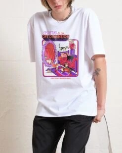 The Cat Dimension T-Shirt 8 The Cat Dimension T-Shirt -Thread Heads Sale Store White Front 4b9836b4 ec6c 46b2 8671 cfb712bd9978