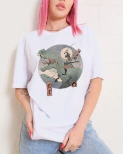 Jurassic Samurai T-Shirt -Thread Heads Sale Store White Front 5c28ebff 0126 4d81 a8a7 2c7f99f9f520