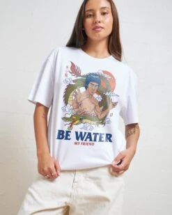 Bruce Lee Be Water T-Shirt 7 Bruce Lee Be Water T-Shirt -Thread Heads Sale Store White Front 71c6b3b2 ab2f 4f64 a25a 38dad5f43818
