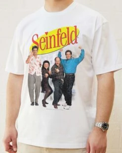 Seinfeld Characters T-Shirt -Thread Heads Sale Store White Front 745ec556 3743 491d 982d c66e33515fd6