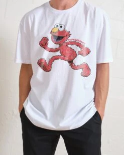 Sesame Street Elmo T-Shirt -Thread Heads Sale Store White Front 74f6f7f7 3cff 4d57 b8d0 d7083c8697d0