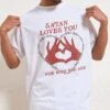 Satan Loves You T-Shirt -Thread Heads Sale Store White Front 76d45858 170c 4c4c a5ec ddc42deb7339