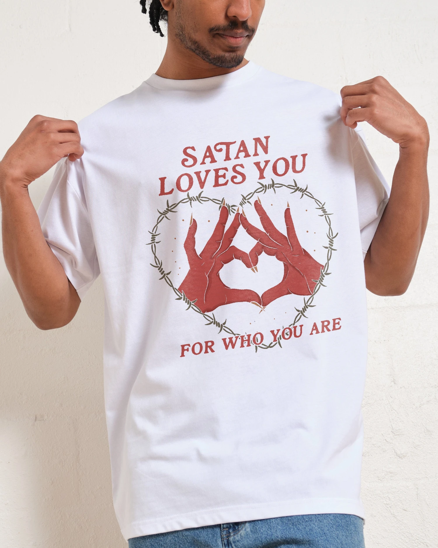 Satan Loves You T-Shirt 3 Satan Loves You T-Shirt
