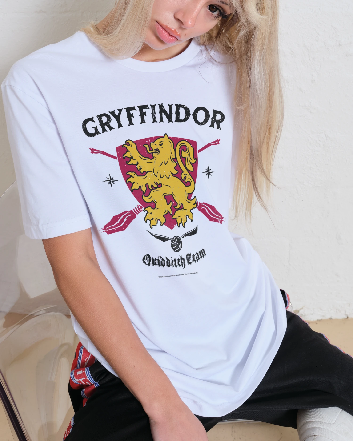 Harry Potter Gryffindor Quidditch Team T-Shirt 7 Harry Potter Gryffindor Quidditch Team T-Shirt - Image 5
