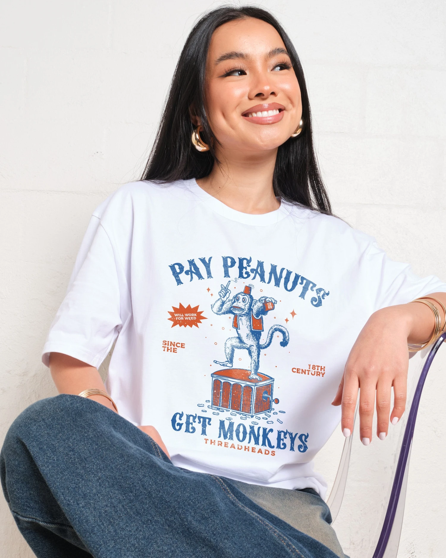 Pay Peanuts Get Monkeys T-Shirt 4 Pay Peanuts Get Monkeys T-Shirt - Image 2