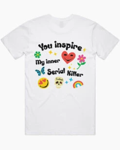 Inspire My Inner Serial Killer T-Shirt -Thread Heads Sale Store WhiteBack Mens T shirt Back daa544ce bdd9 4148 a32b 3918f9e84e07