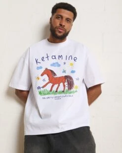 Ketamine Oversized Tee 9 Ketamine Oversized Tee -Thread Heads Sale Store WhiteOversized Front 70088d7b a257 440d a53f cf0c2e02d140