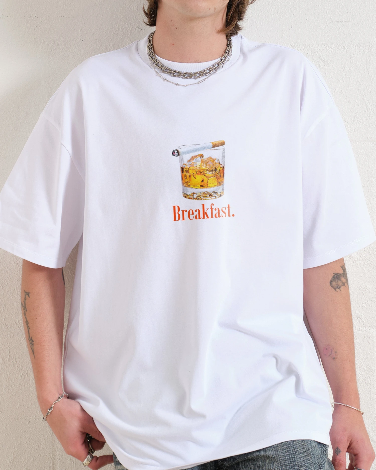 Breakfast Oversized Tee 6 Breakfast Oversized Tee - Image 4