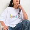 Sesame Street Walk With Me Oversized Tee -Thread Heads Sale Store WhiteWomenOversized Front d7112d39 87ea 431a 9432 1e02cf0ac53b