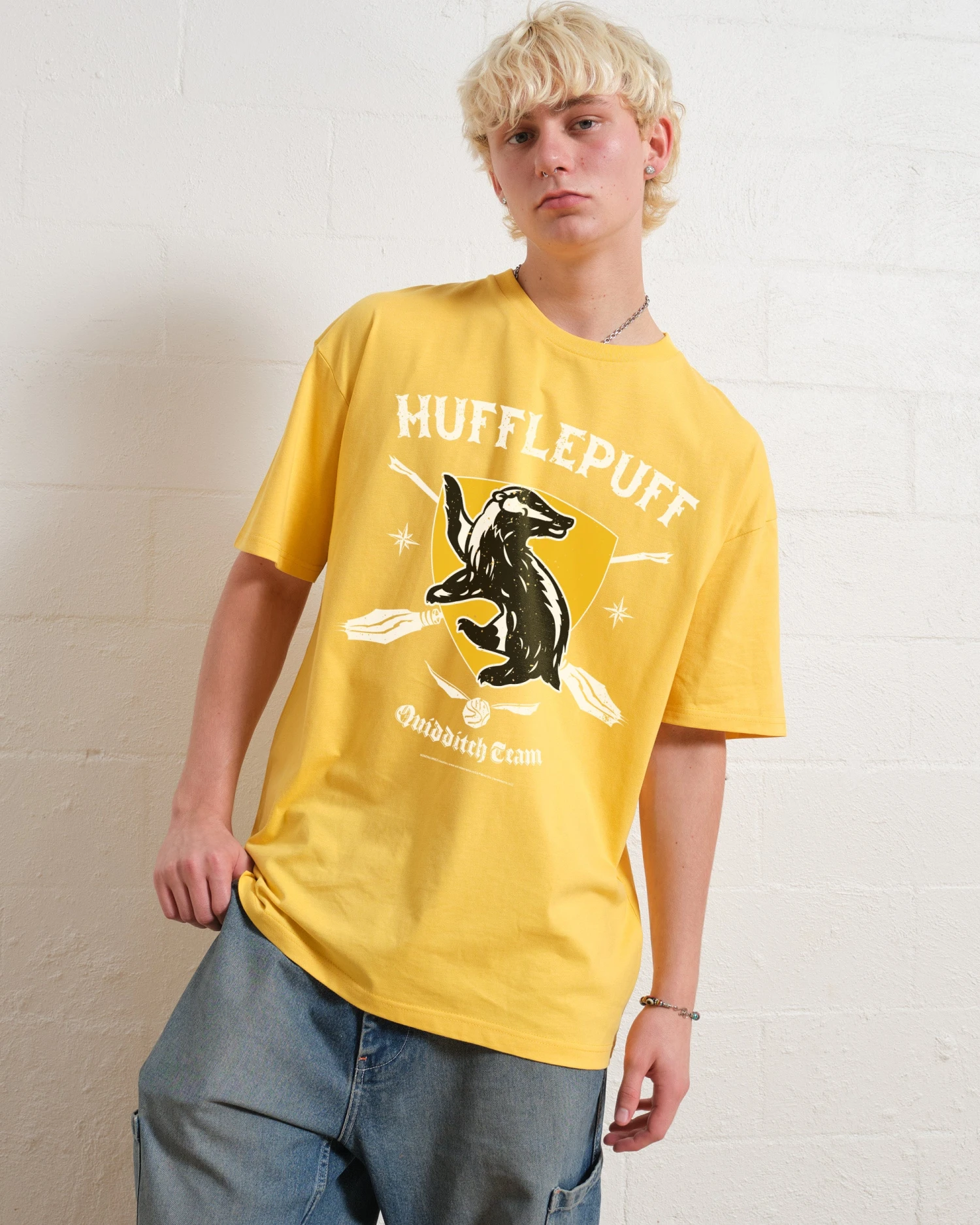 Harry Potter Hufflepuff Quidditch Team T-Shirt 4 Harry Potter Hufflepuff Quidditch Team T-Shirt - Image 2
